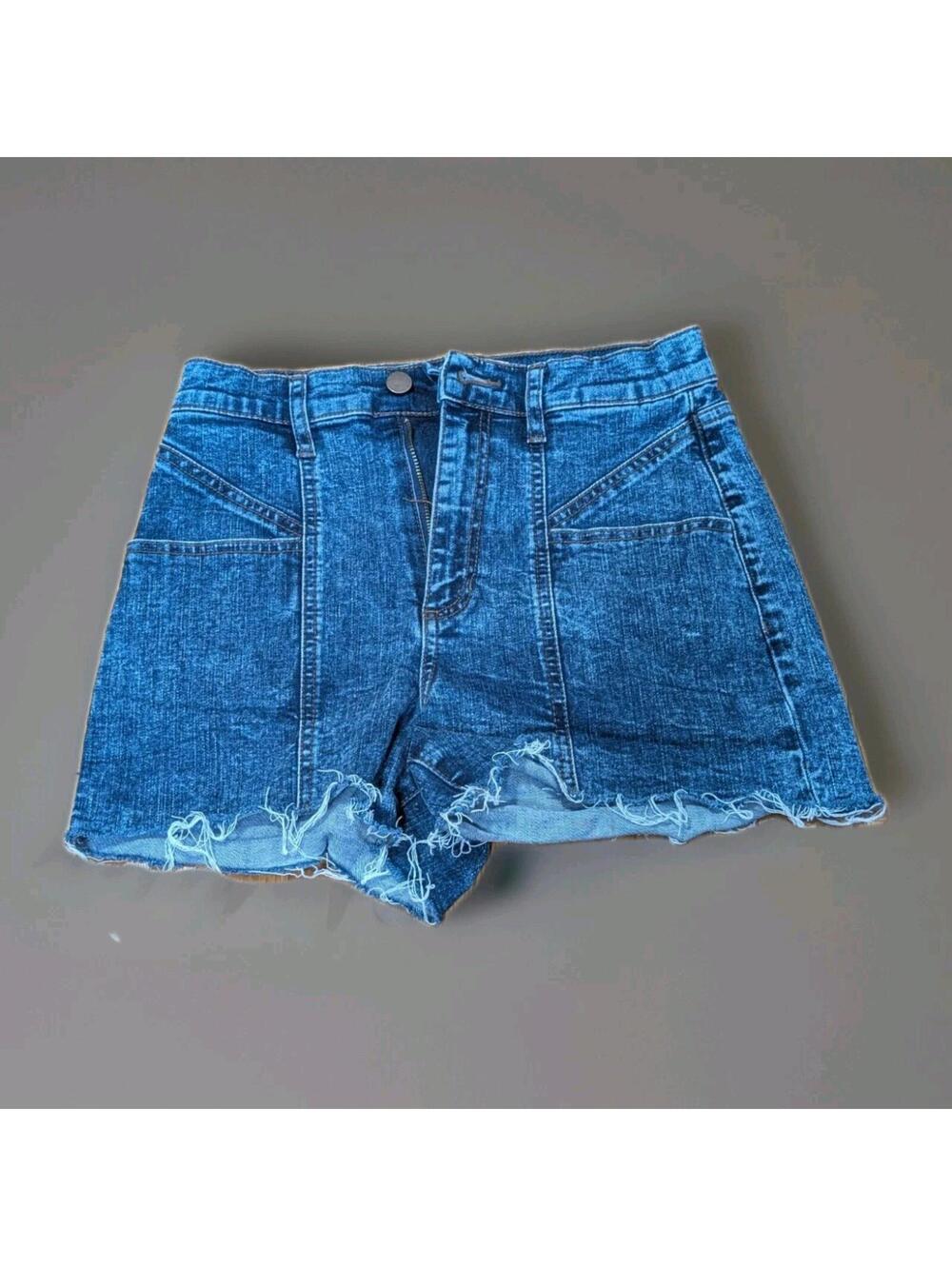 Anthropologie Altard State Jean Shorts Womens 3 Blue‎ Denim Raw Hem